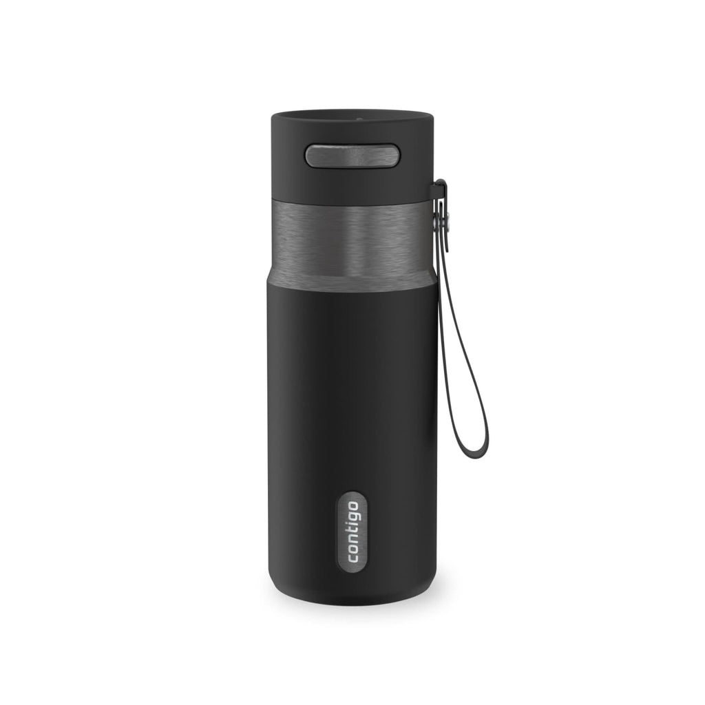 Contigo AutoSeal 16 oz Leakproof Water Bottle with Carrying Strap DHJ0