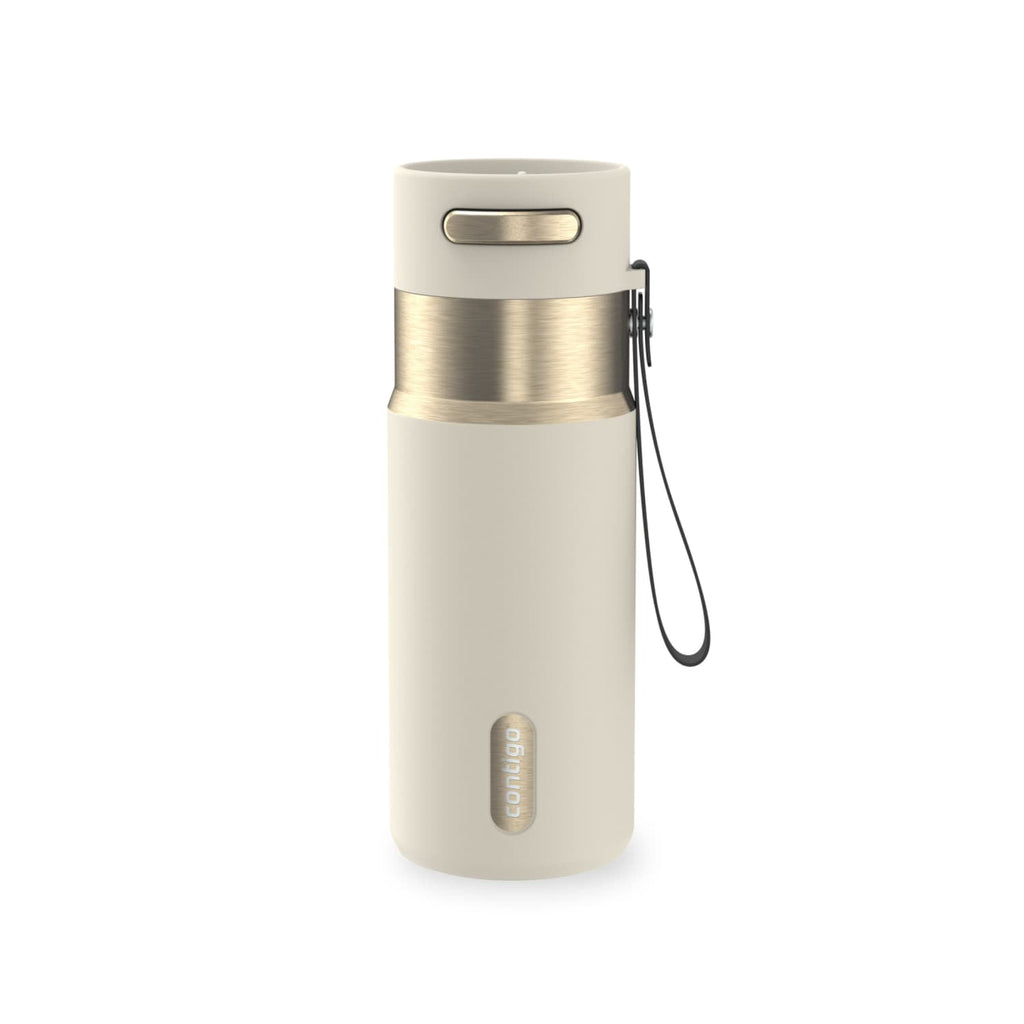 Contigo AutoSeal 16 oz Leakproof Water Bottle with Carrying Strap DHJ0