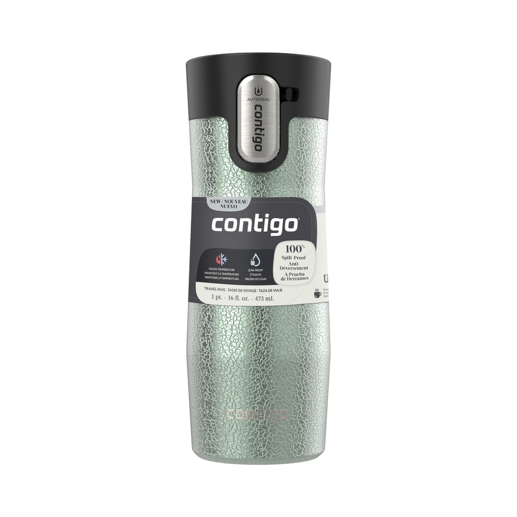 Contigo AUTOSEAL West Loop Vacuum-Insulated Stainless Steel Travel Mug with Easy-Clean Lid, 16 oz N9Y4