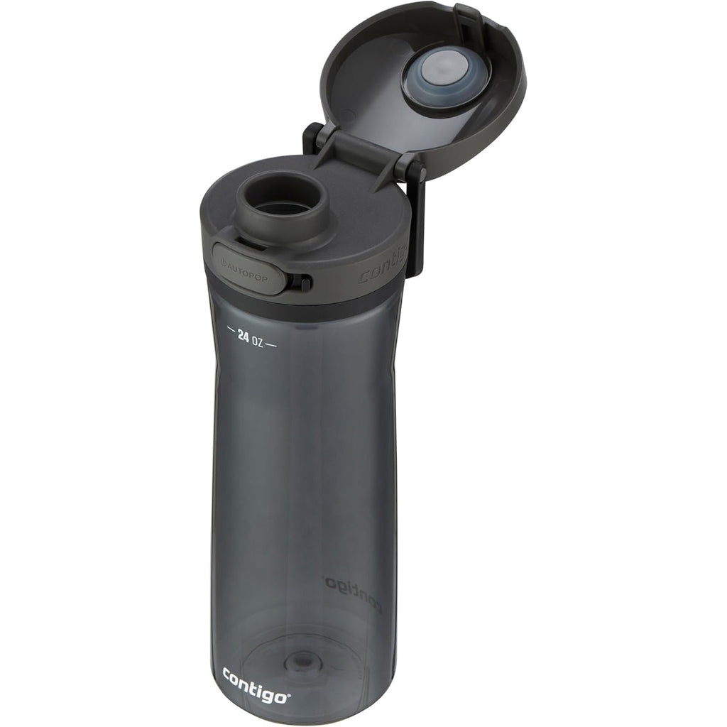 Contigo - Water Bottle with Leak-Proof and Locking Lid, BPA Free, 709ml Capacity, Black 1Q2T