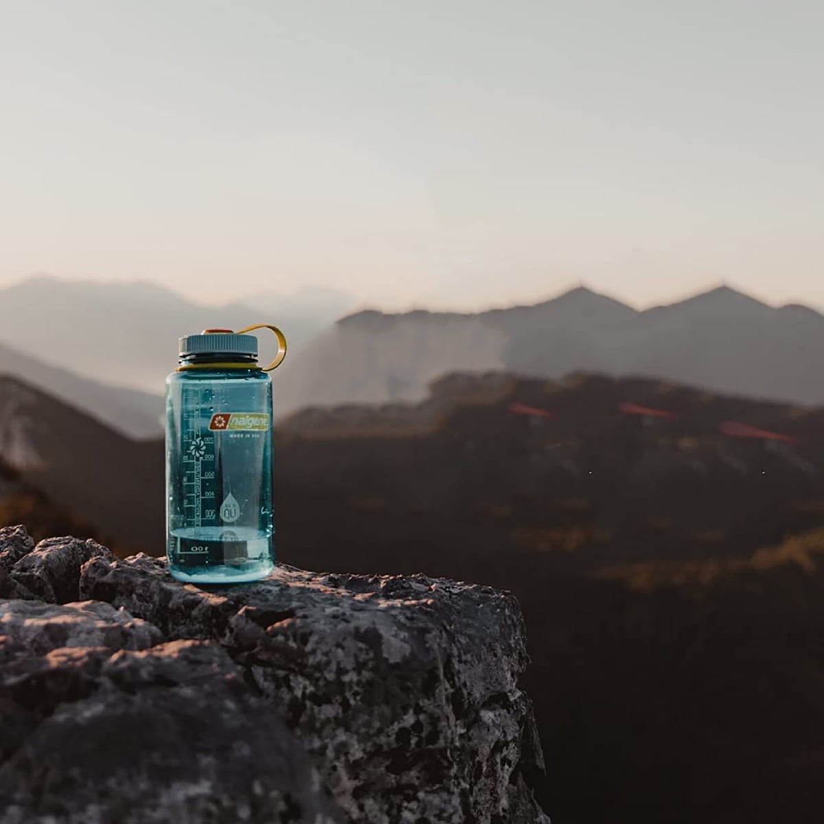 Nalgene Tritan OTF Water Bottle: 24oz, Glacial Blue D1PE