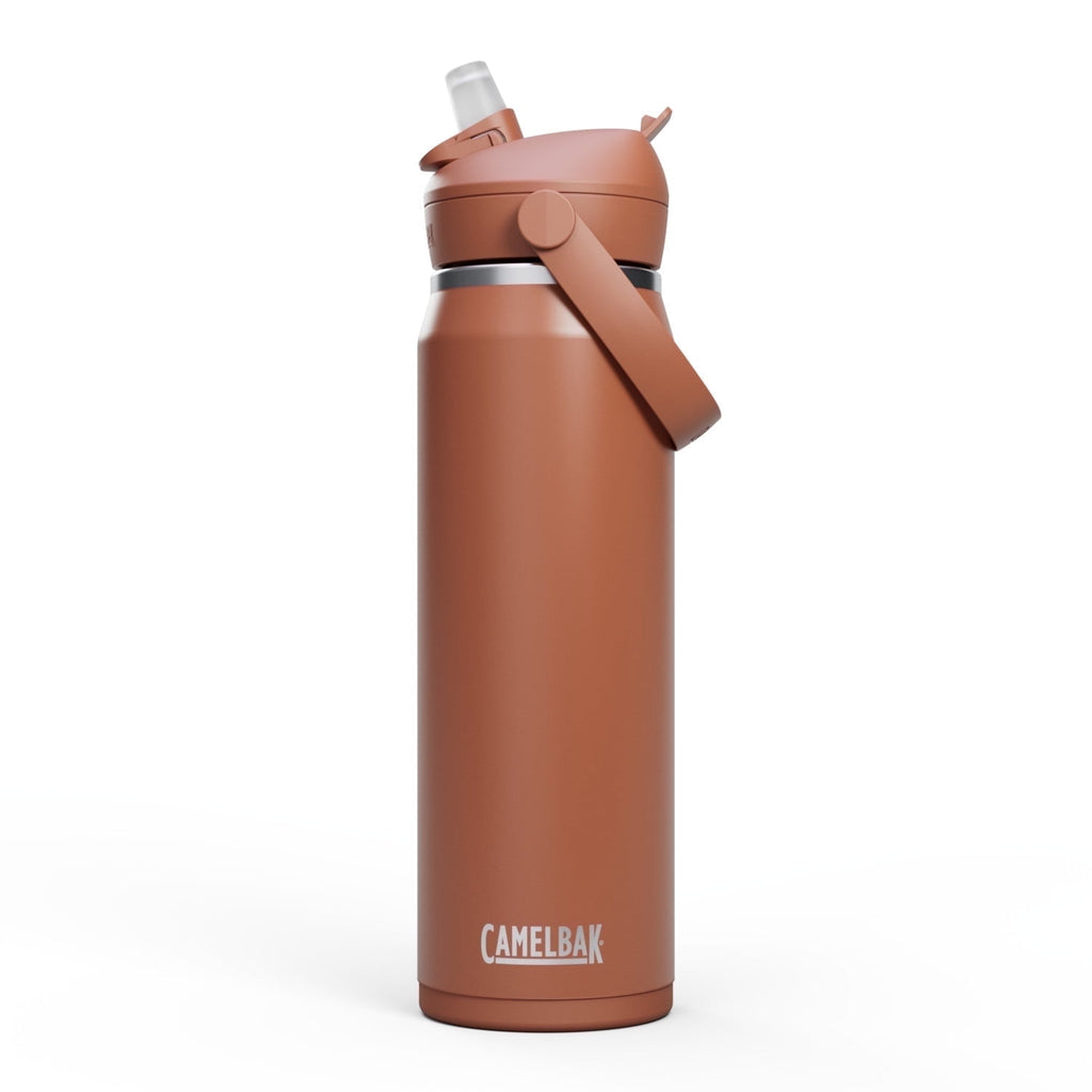 CamelBak Thrive™ Flip Straw Insulated Stainless Steel Water Bottle, 25 oz, Sierra Red 6ZBZ