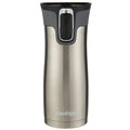 Contigo AUTOSEAL West Loop 2.0 Travel Mug, 16 oz., Stainless Steel with Black Button 6R6O