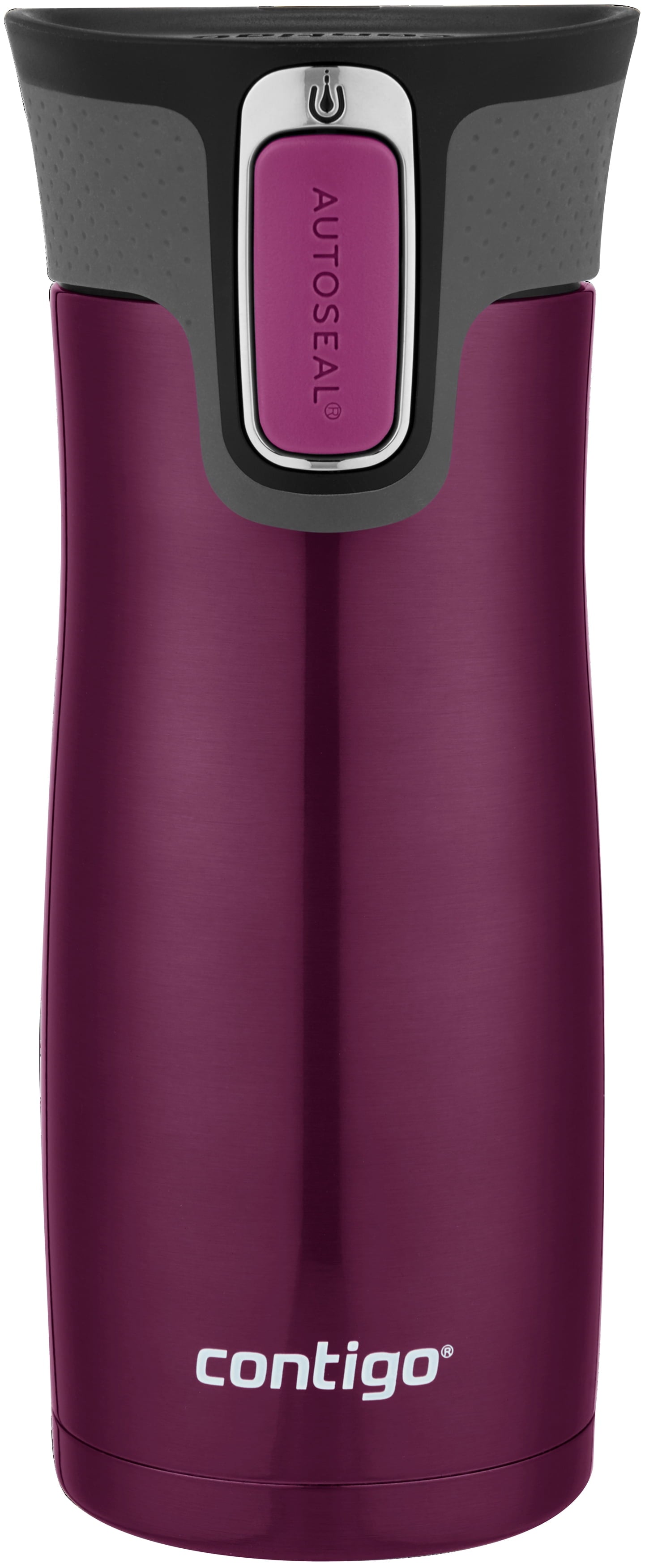 Contigo AUTOSEAL West Loop 2.0 Travel Mug, 16 oz., Stainless Steel with Black Button 6R6O