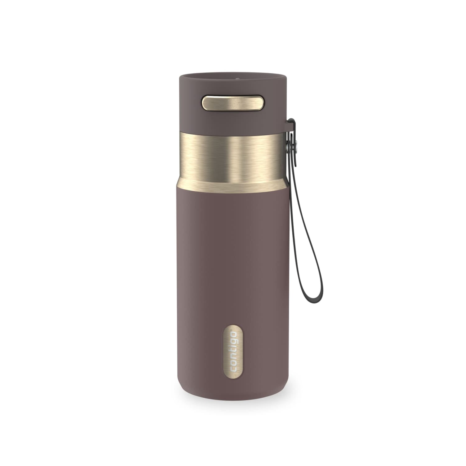 Contigo AutoSeal 16 oz Leakproof Water Bottle with Carrying Strap DHJ0