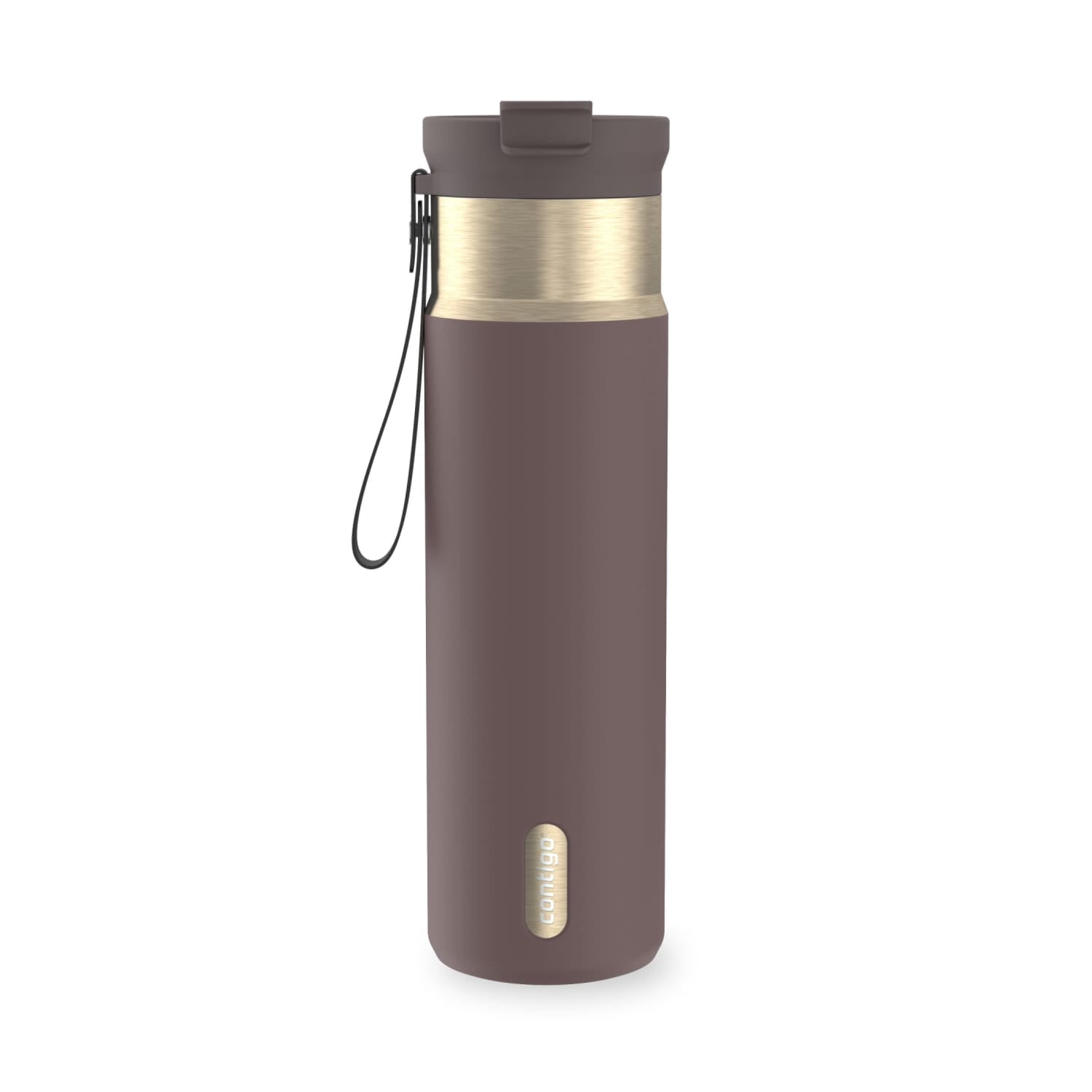 Contigo DualSip 24 oz Leakproof Insulated Water Bottle with Carrying Strap and 2-Way Lid CWXR