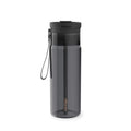 Contigo DualSip Leakproof Plastic Reusable Water Bottle with Carrying Strap, Black/Clear, 24 oz WL4Y