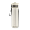 Contigo DualSip Leakproof Plastic Reusable Water Bottle with Carrying Strap, Cream/Clear, 28 oz FR2C