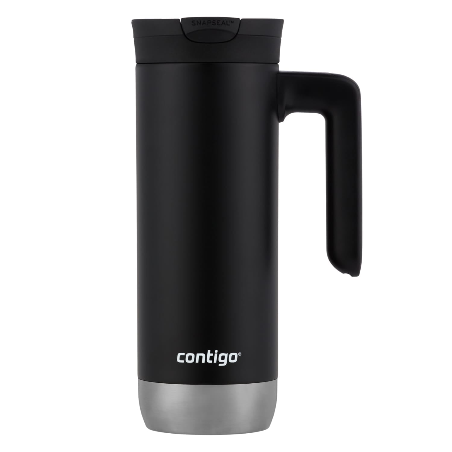 Contigo Huron 2.0 Stainless Steel Travel Mug with SNAPSEAL Lid and Handle in Black, 20 fl oz. CMXW