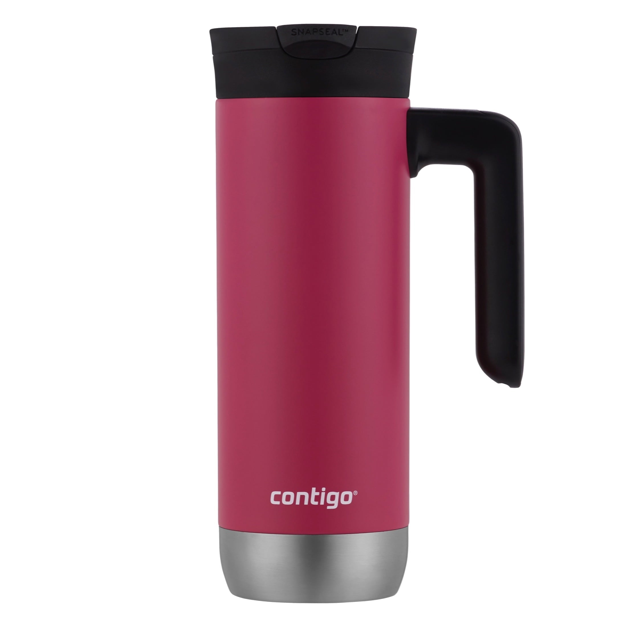 Contigo Huron 2.0 Stainless Steel Travel Mug with SNAPSEAL Lid and Handle in Black, 20 fl oz. CMXW