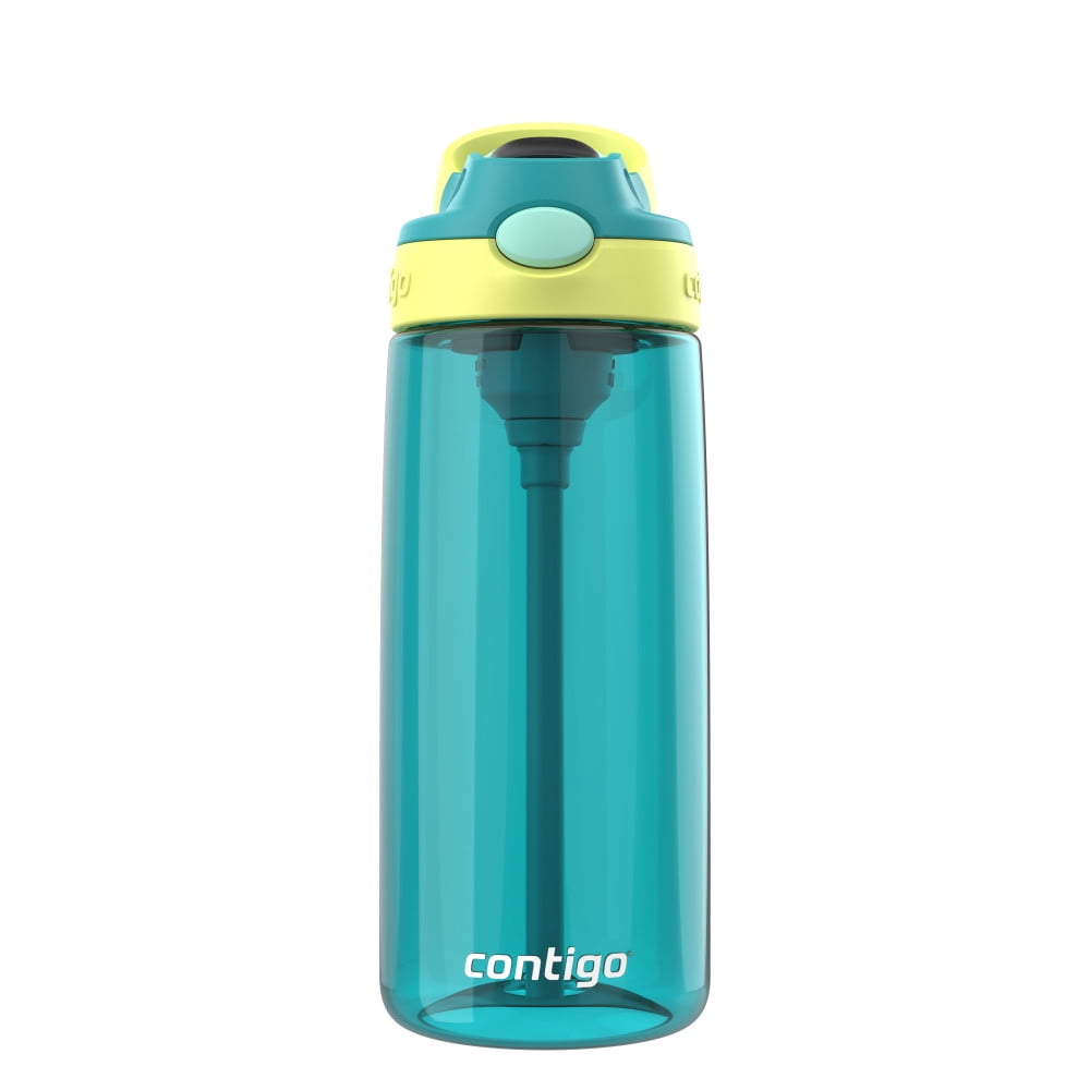 Contigo Kid's 20 oz. AutoSpout Straw Water Bottle - Juniper/Limelight QDOA