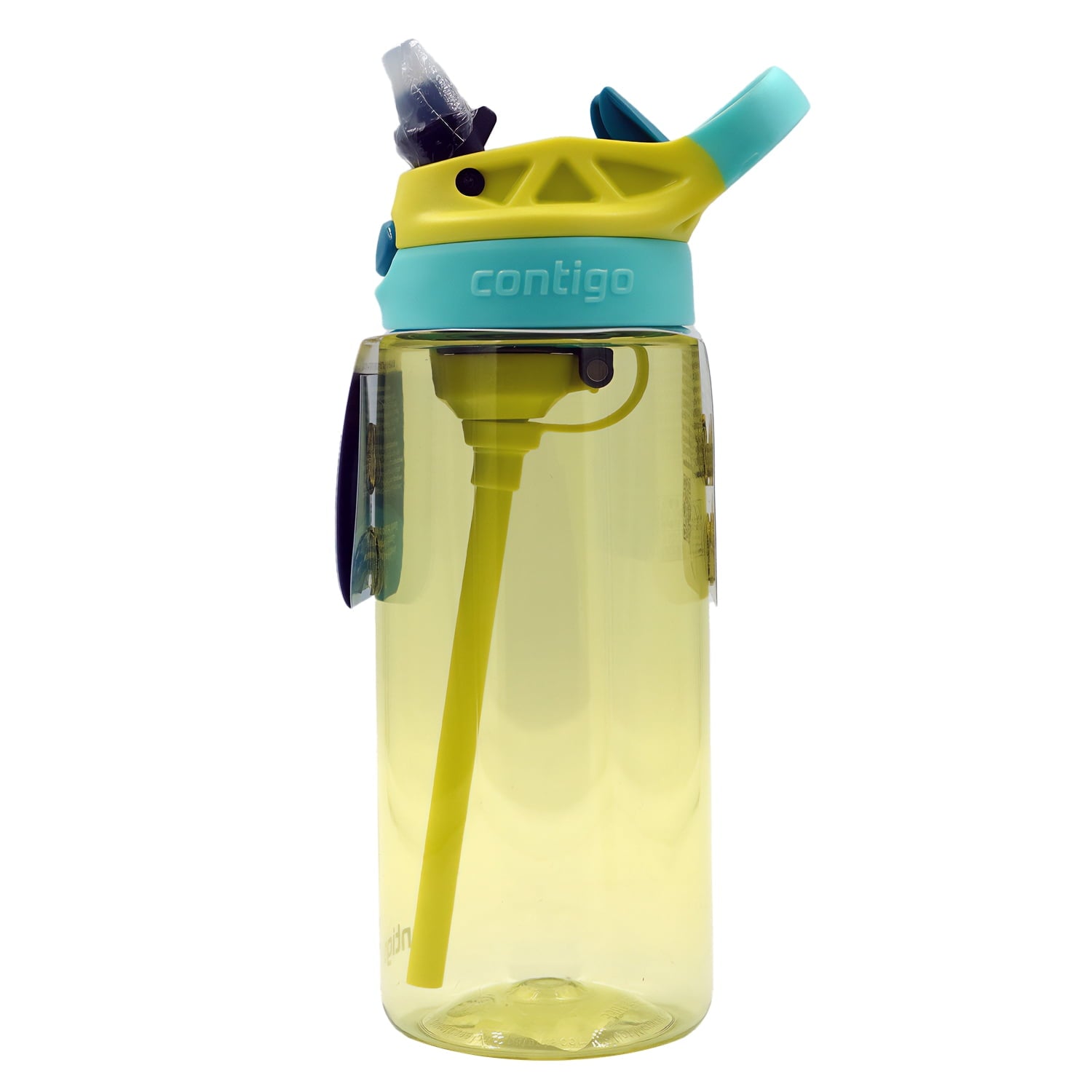 Contigo Kid's 20 oz. AutoSpout Straw Water Bottle - Juniper/Limelight QDOA