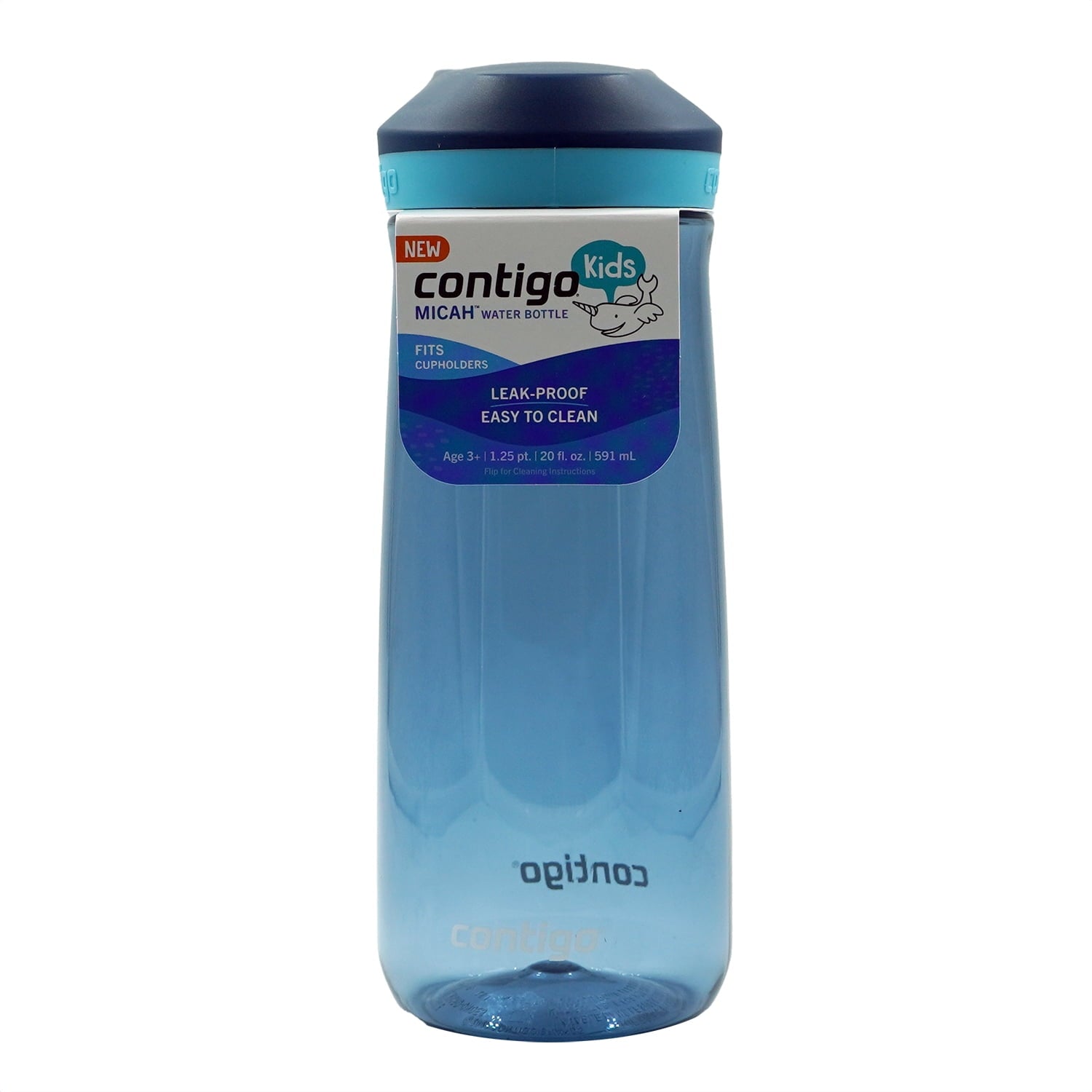 Contigo Kid's 20 oz. Micah Water Bottle w/ Simple Lid - Pineapple/Cool Lime Z2ST