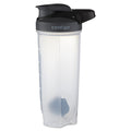 Contigo Shake &amp; Go Fit 28 oz Black and Clear Shaker Bottle with Flip-Top and Wide Mouth Lid 7MNS