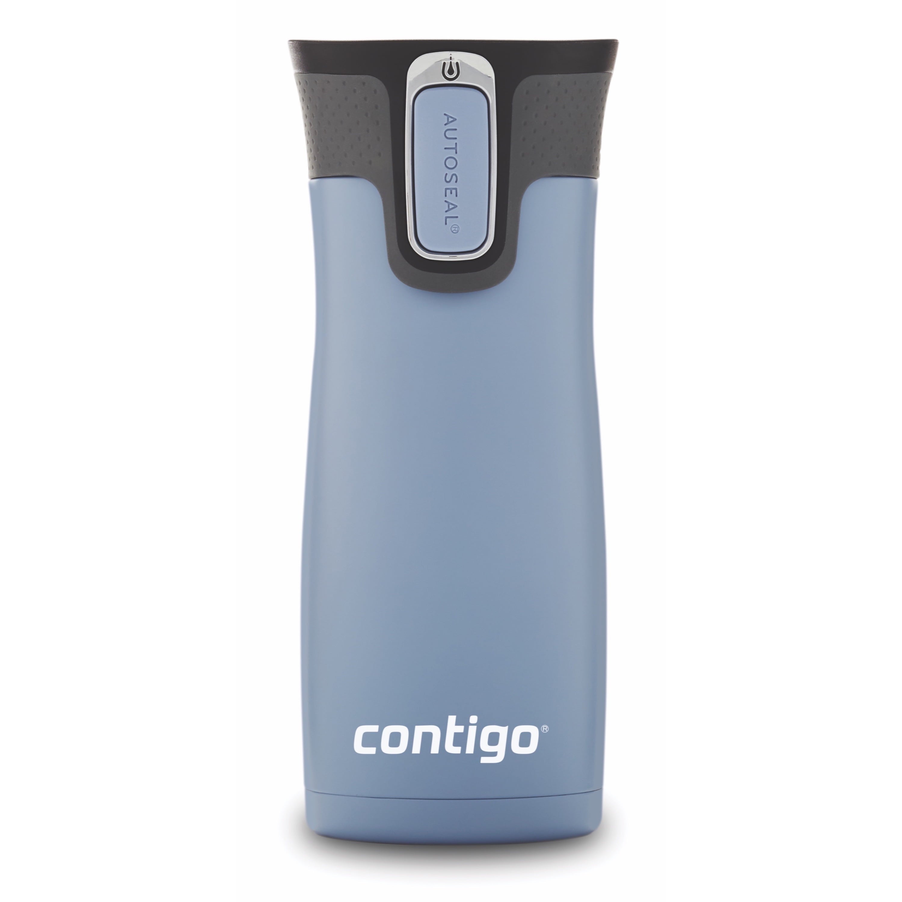 Contigo AUTOSEAL West Loop 2.0 Travel Mug, 16 oz., Stainless Steel with Black Button 6R6O