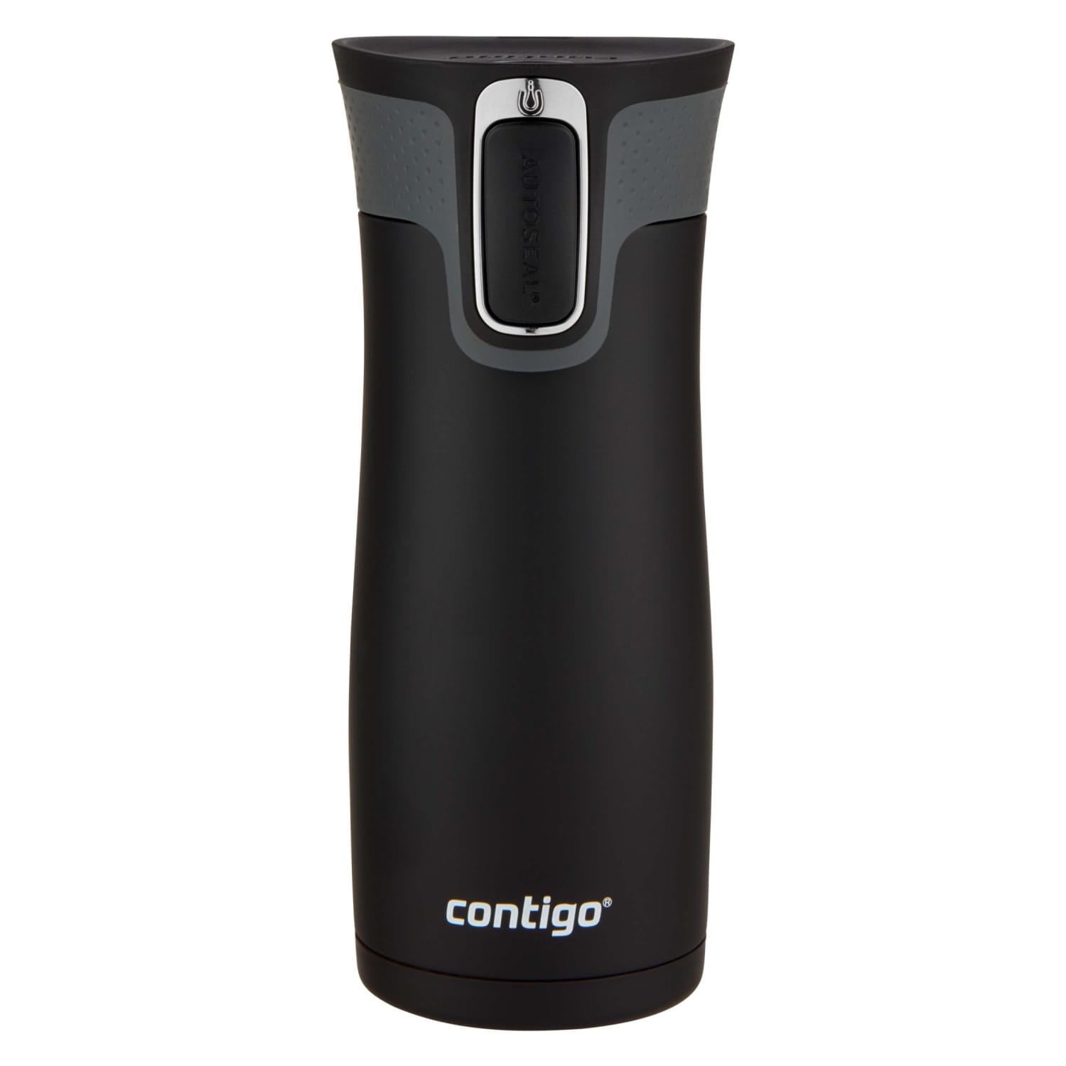 Contigo AUTOSEAL West Loop 2.0 Travel Mug, 16 oz., Stainless Steel with Black Button 6R6O