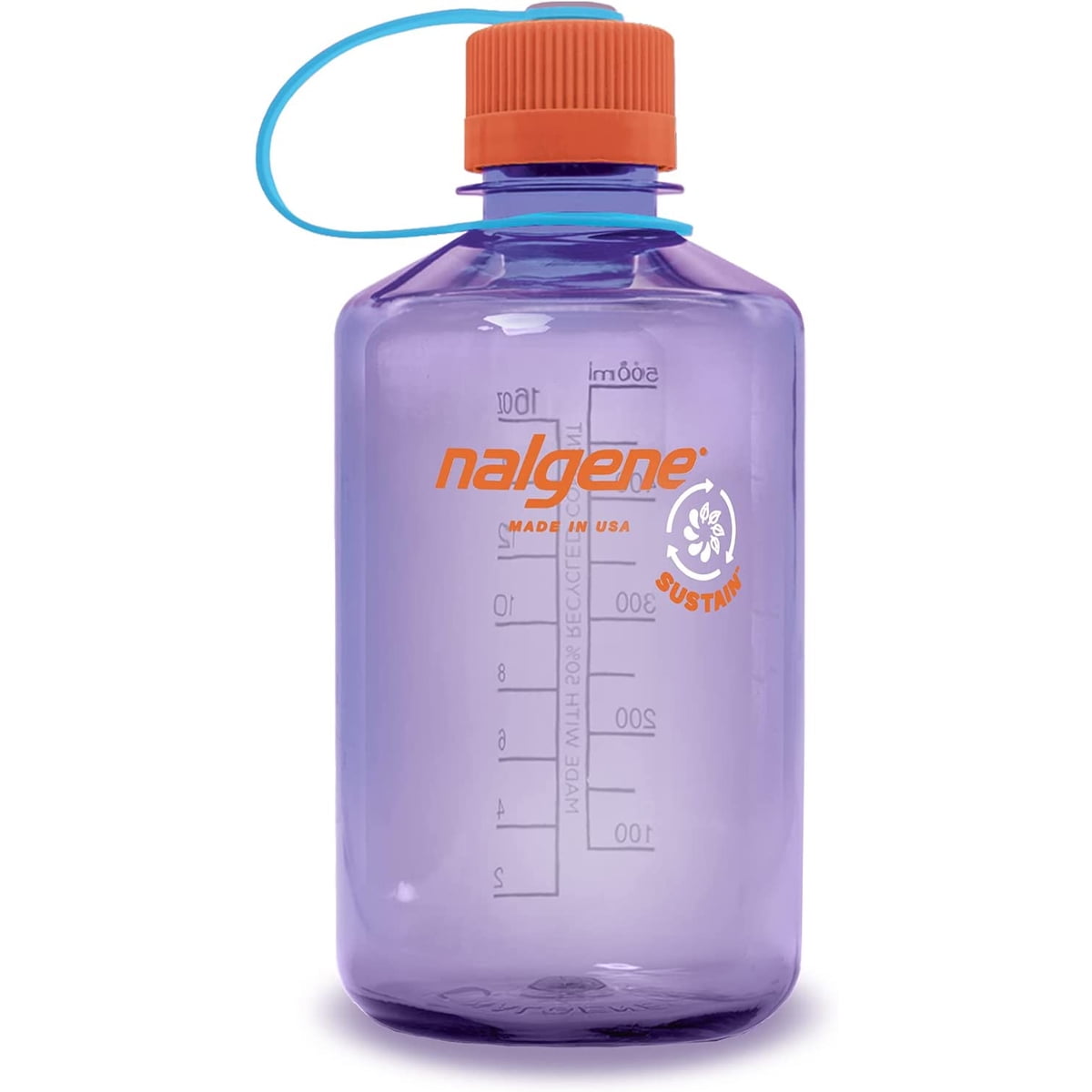 Nalgene Sustain 16 oz. Narrow Mouth Water Bottle - Cornflower Blue ZU3K