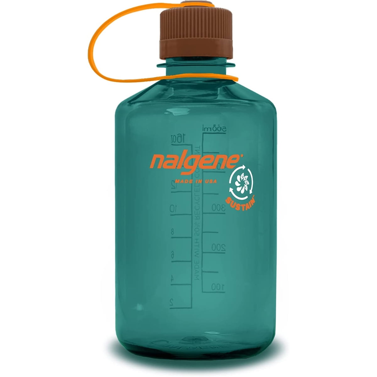 Nalgene Sustain 16 oz. Narrow Mouth Water Bottle - Cornflower Blue ZU3K