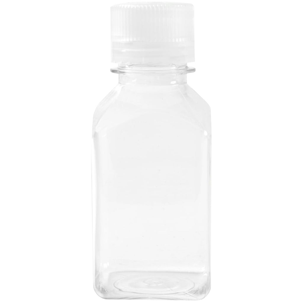 Nalgene Transparent Lexan Polycarbonate Square Storage Bottle - 8 oz. - Clear E73F