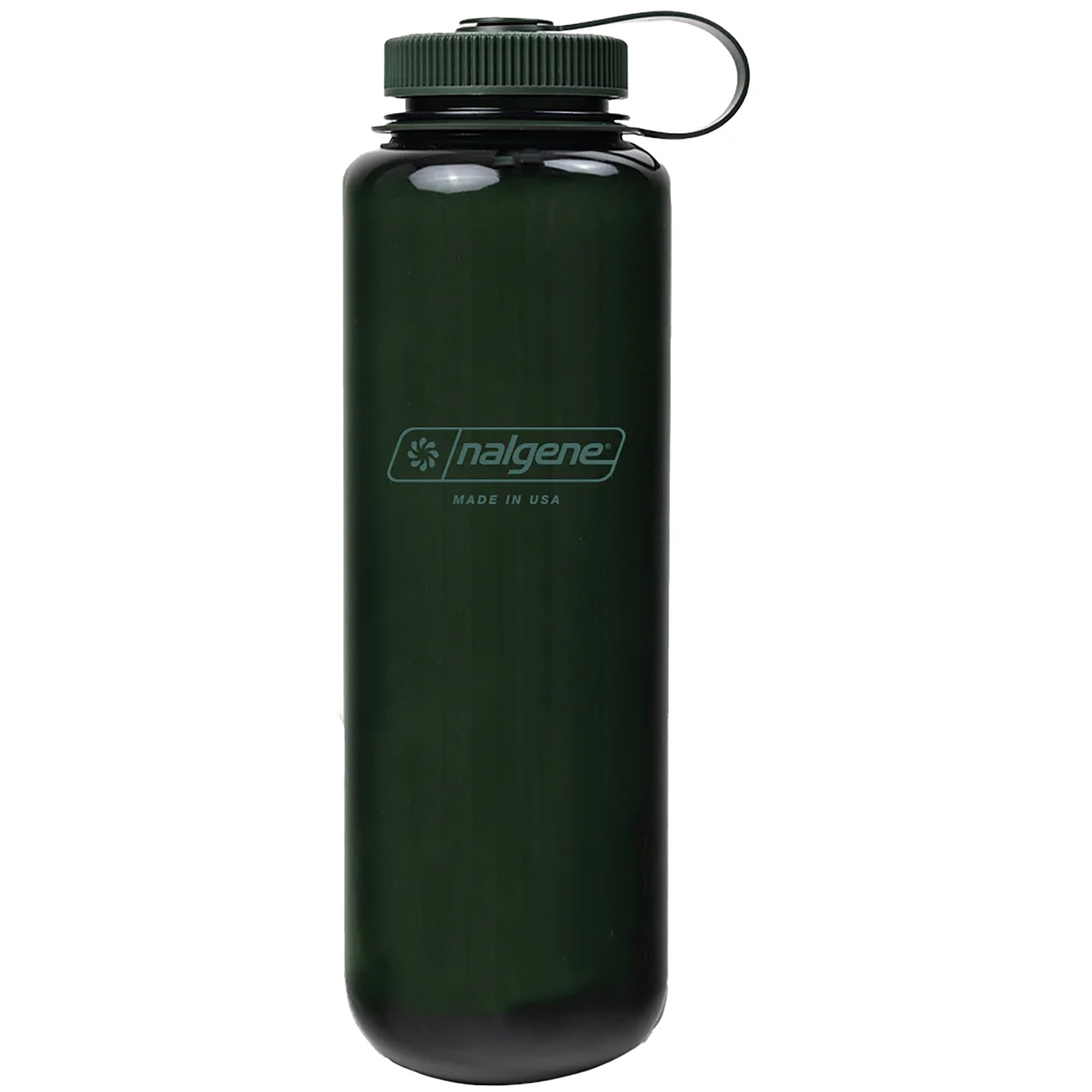 Nalgene Sustain Tritan BPA-Free Water Bottle Made with Material Derived from 50% Plastic Waste (using ISCC certified mass balance), 48 OZ, Wide Mouth, Blue WPHC