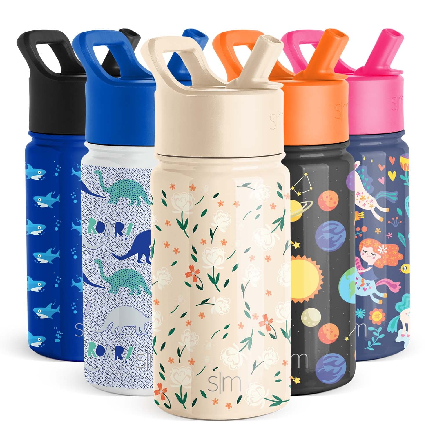 Simple Modern Summit Water Bottle Straw Lid Vacuum Insulated Stainless Steel Bottle | 18 fl oz DDJX