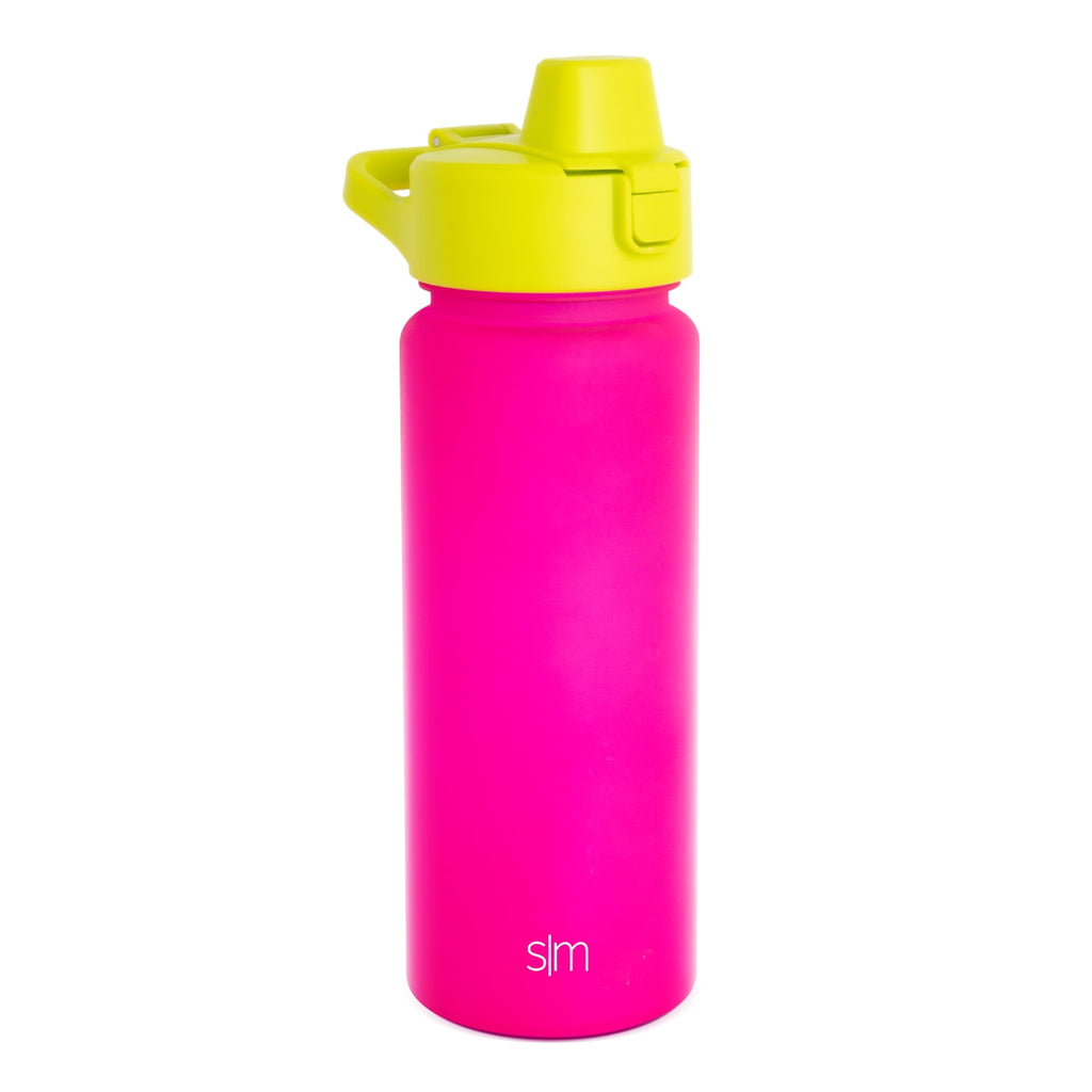 Simple Modern 22 fl oz Reusable Tritan Summit Water Bottle with Silicone Straw Lid|Raspberry Chartreuse 37ZN