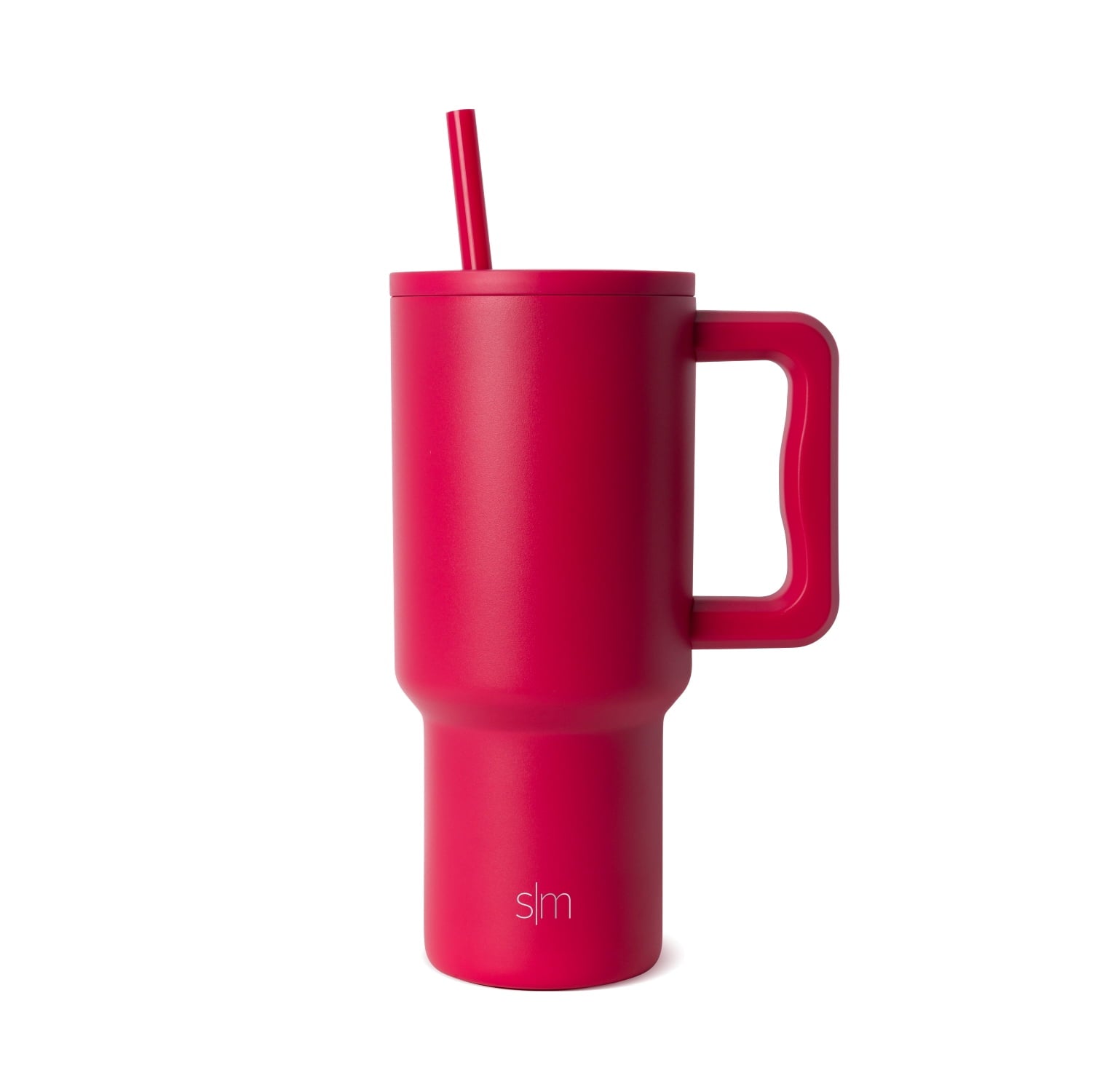 Simple Modern 30 fl oz Insulated Stainless Steel Trek Tumbler with Straw Lid | Seaglass Sage and Cream Checkmate 23VN