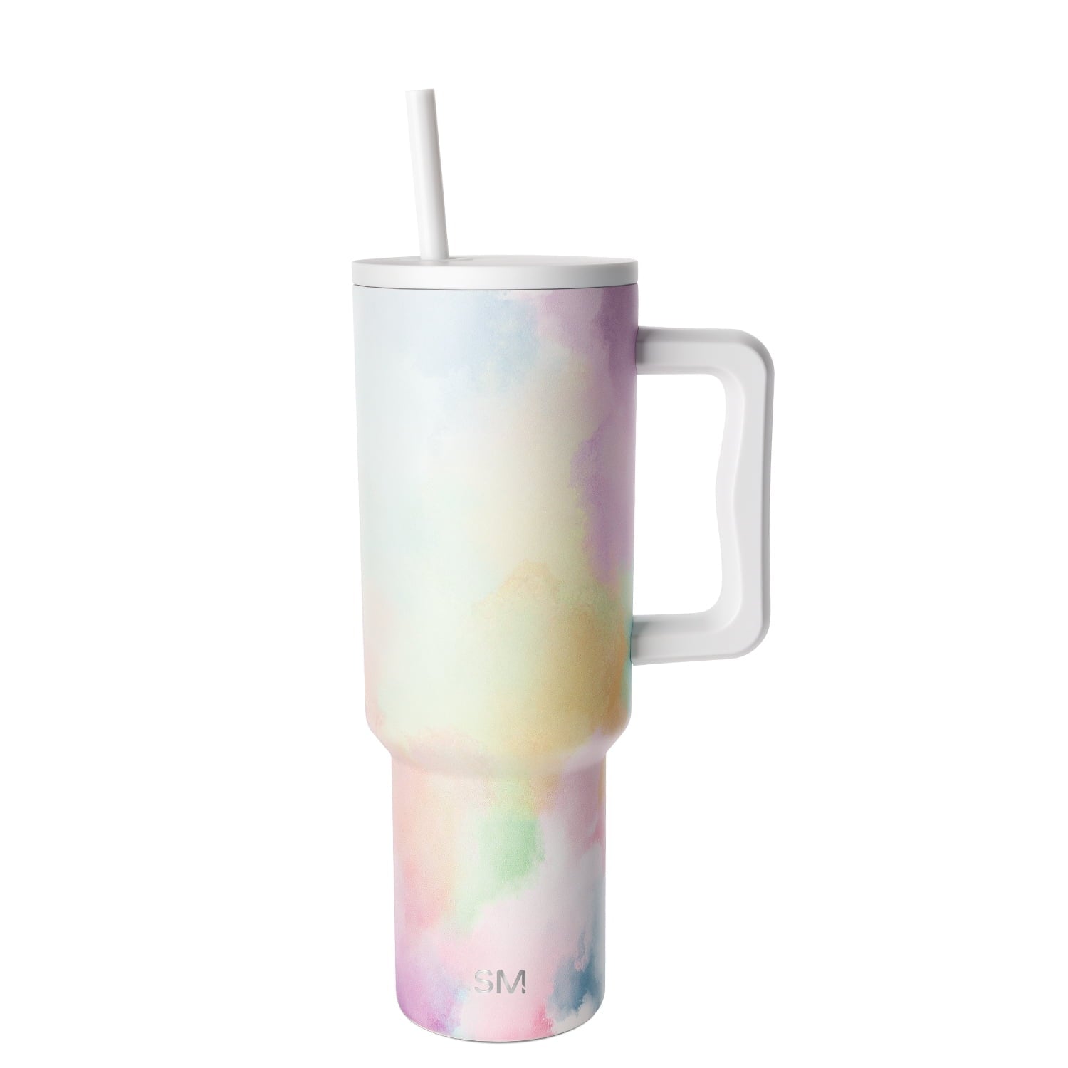 Simple Modern 40 fl oz Insulated Stainless Steel Trek Tumbler with Straw Lid | Blush UFCH