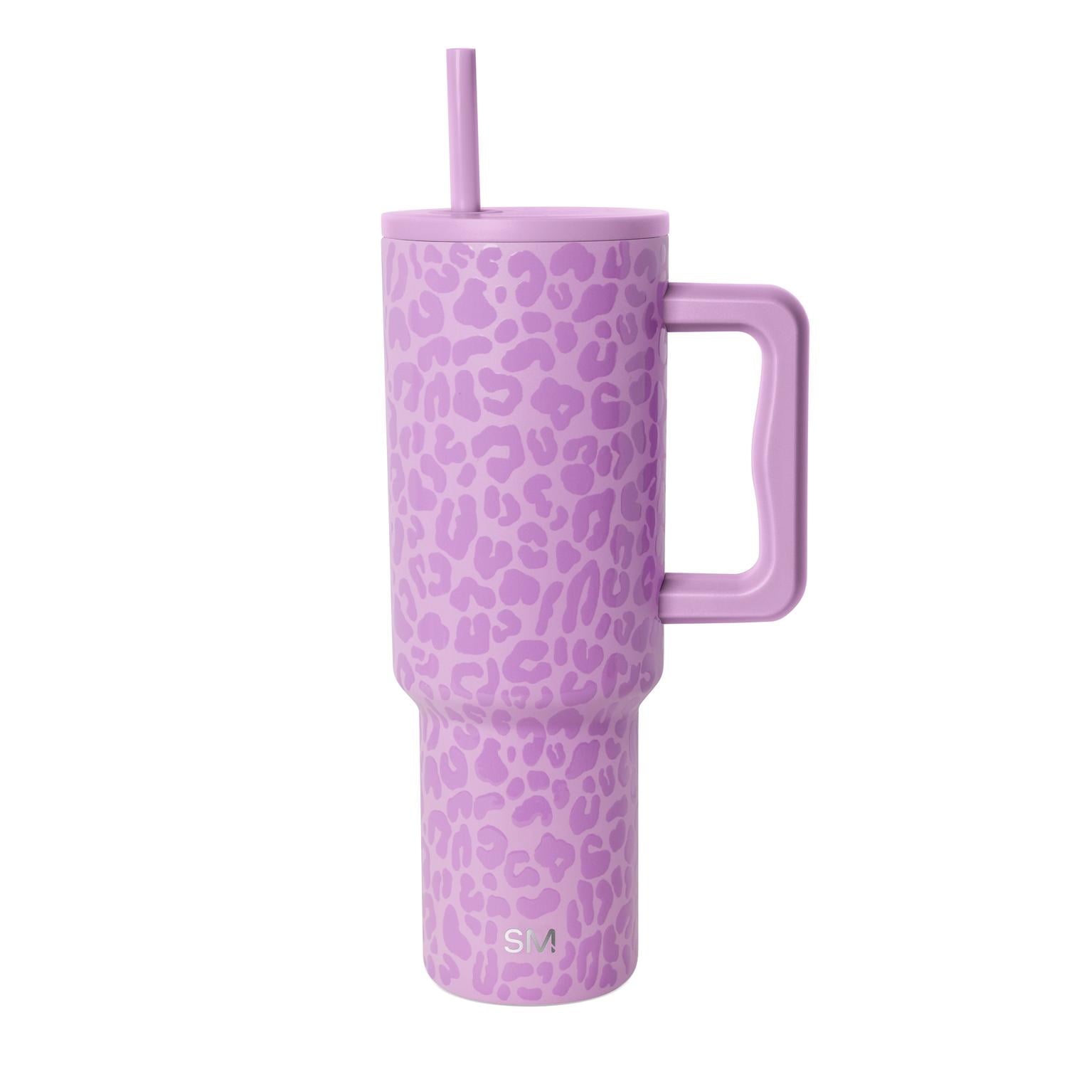 Simple Modern 40 fl oz Insulated Stainless Steel Trek Tumbler with Straw Lid | Blush UFCH