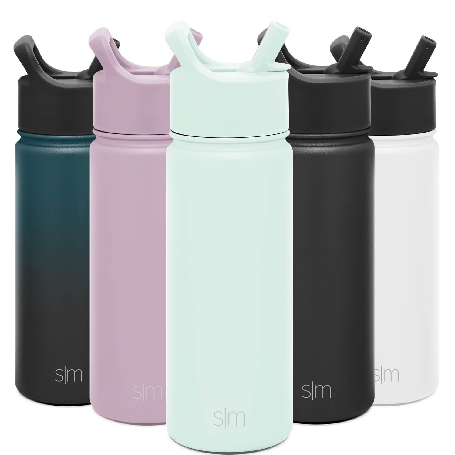 Simple Modern Summit Water Bottle Straw Lid Vacuum Insulated Stainless Steel Bottle | 18 fl oz JUWD